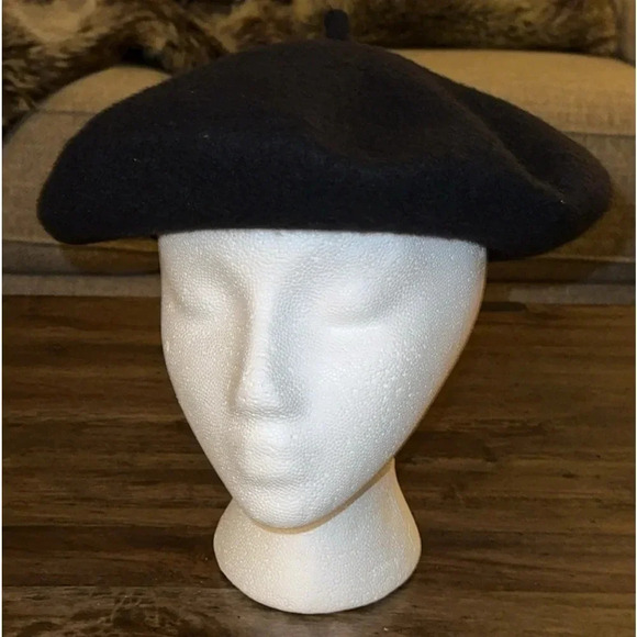 💥Men’s Vintage Gray Wool Beret Cap Hat - Picture 2 of 8